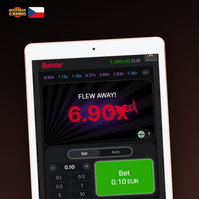 Automatická sázka v Beep Beep Casino Aviator – hra vsadí za tebe každé kolo