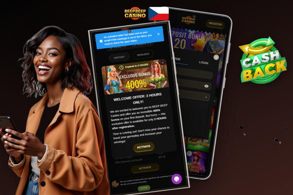 Bonus 20 EUR zdarma bez vkladu pro nové hráče Beep Beep Casino