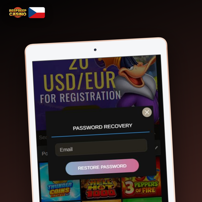 Čeština a další jazyky rozhraní dostupné po registraci v Beep Beep Casino
