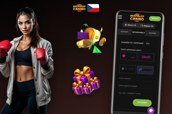 KYC ověření totožnosti v Beep Beep Casino – občanský průkaz a verifikační obrazovka