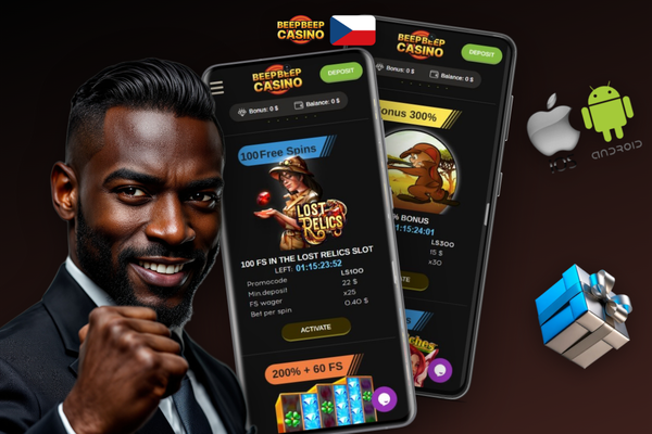 Sekce Moje bonusy v Beep Beep Casino po úspěšné aktivaci kódu DUCK250