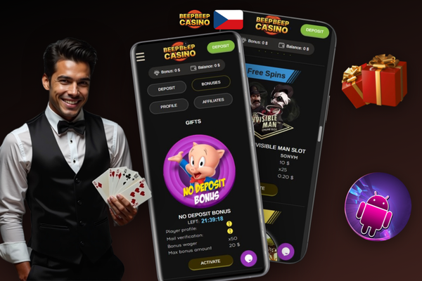 Detail pole pro promo kód v registraci Beep Beep Casino se zadaným DUCK250