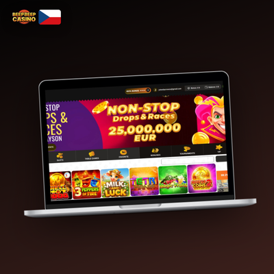 Beep Beep Casino desktop synchronizuje účet mezi notebookem a telefonem automaticky